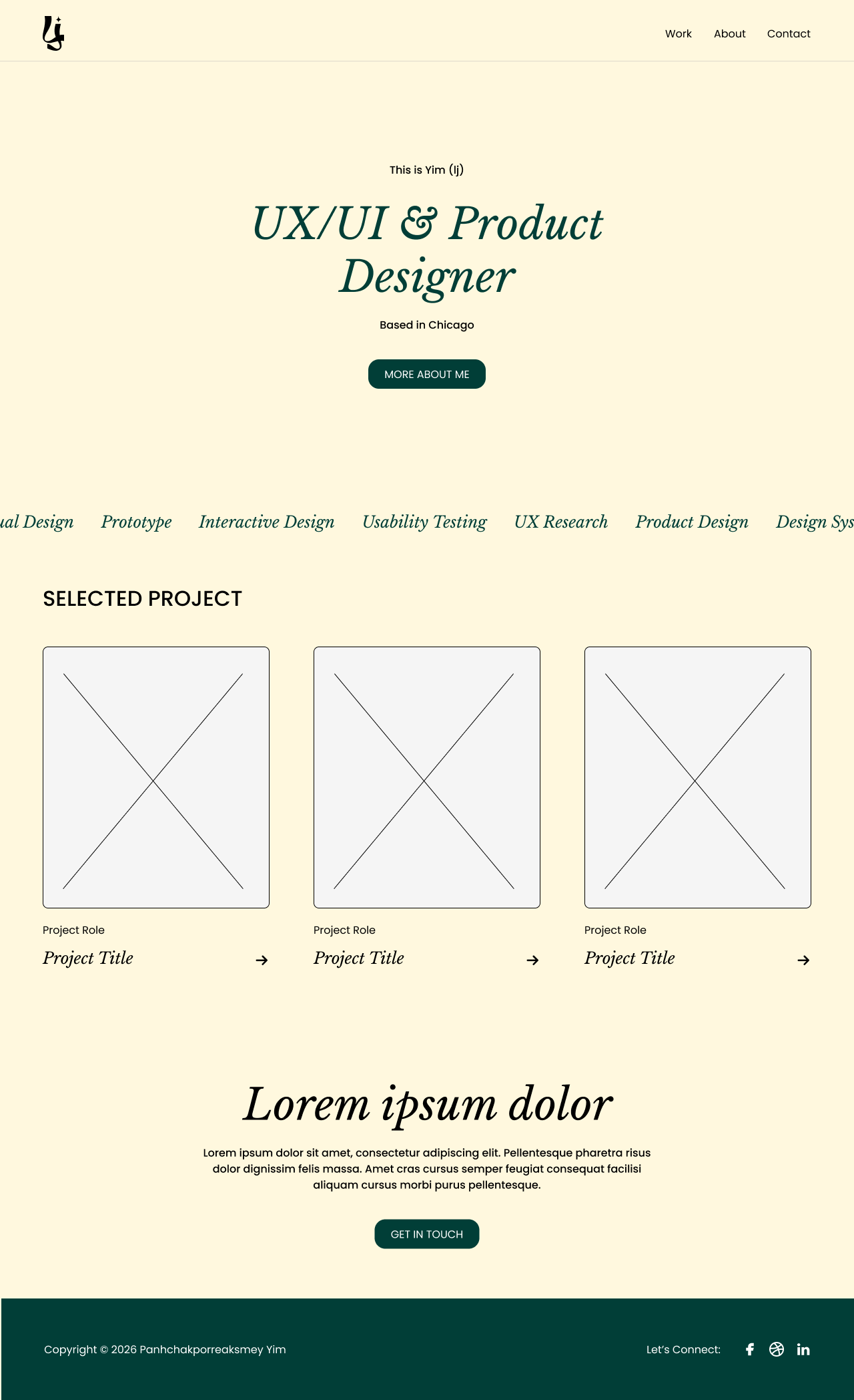 Homepage Desktop Design